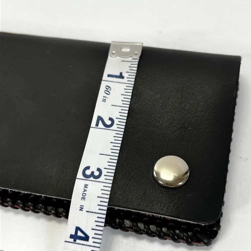 Leather Biker Long Wallet On Chain New